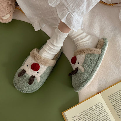 Тапочки Рождественские плюшевые