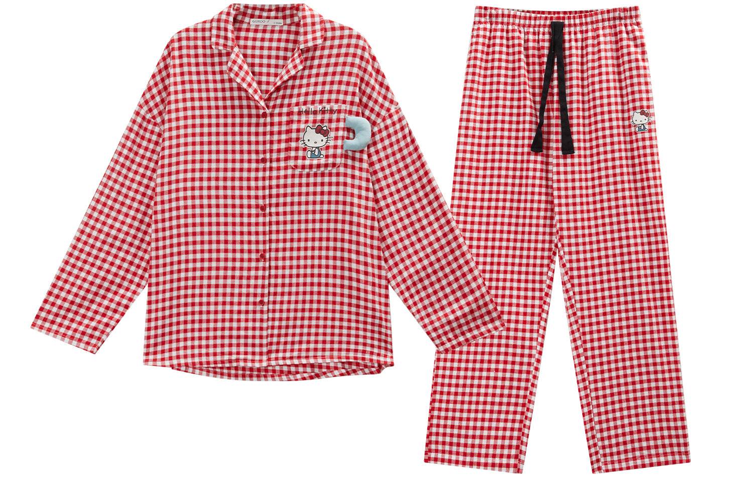 Пижамный комплект женский Gukoo x Hello Kitty - Boxette Shop