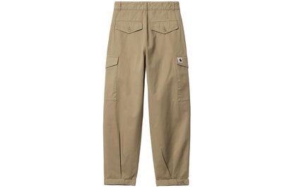 Carhartt wip Collins shim ko'krak nishoni naqshli katta cho'ntakli fermuarli ish shimlari ayollar xaki