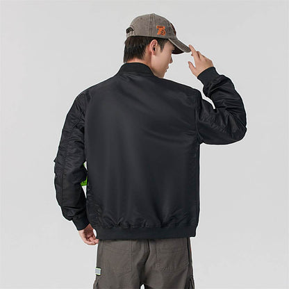 Антиофис гонконг стиль куртка с свободными широкими ногами джинсы повседневная работа поездка костюм городской новый молодежный простой и удобный с хорошим набором одежды осень и зима мужские модели - Boxette Shop