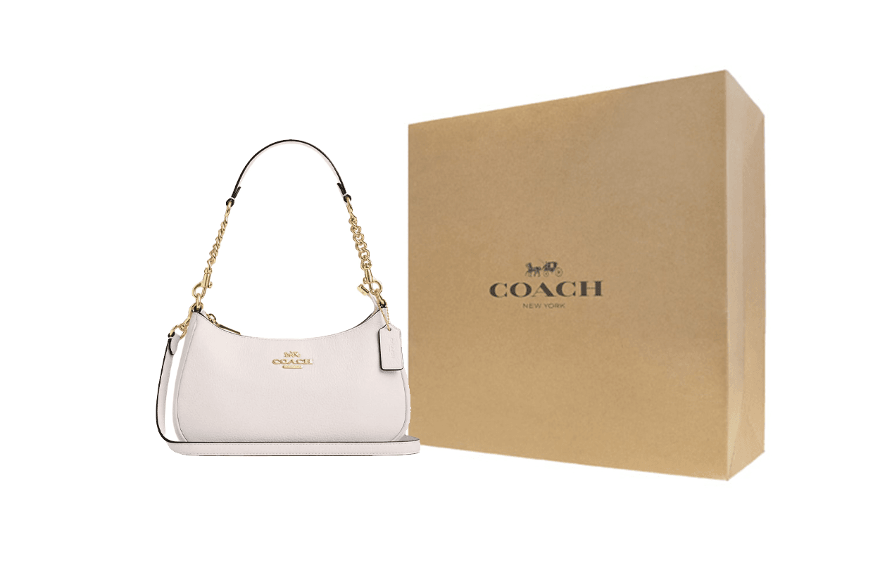 Сумка женская Coach Teri 25 Metal Logo Zip Closure - Boxette Shop