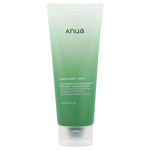 Пенка для глубокого очищения Anua Heartleaf Quercetinol, 150 мл - Boxette Shop