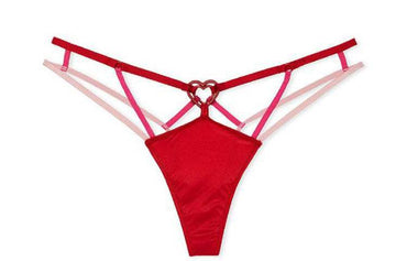 Victoria's secret victoria's secret красный товар спагетти ремни крест вырезать стринги нательные трусики женские 1шт красный - Boxette Shop