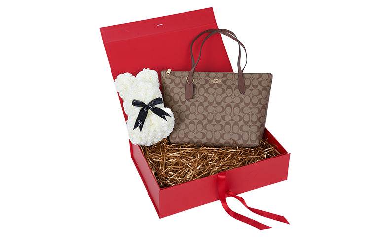 Сумка женская Coach Zip Top 30 Old Flower - Boxette Shop