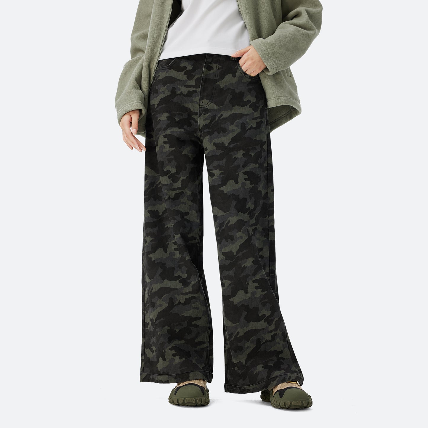 Camel City Function keng oyoqli ayollar jinsi shimlari