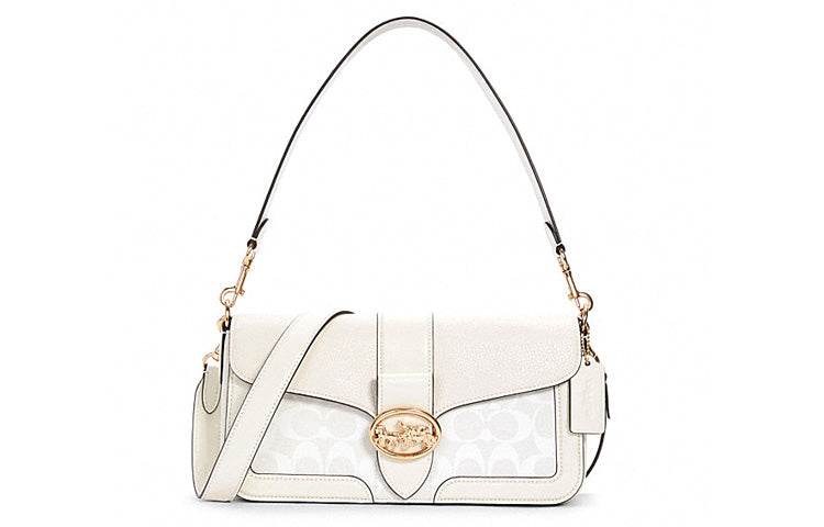 Сумка женская Coach Georgie 27 Classic Carriage Buckle Coated - Boxette Shop