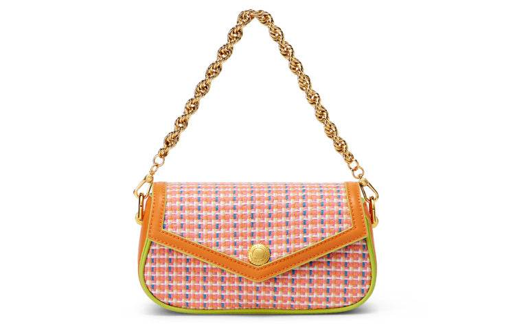 Сумка женская Charles&Keith Retro Color Blocking Chain Flap - Boxette Shop