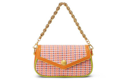 Сумка женская Charles&Keith Retro Color Blocking Chain Flap - Boxette Shop