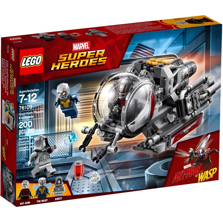 LEGO konstruktori "Superqahramonlar: chumoli odam - Kvant qirolligi" (76109)