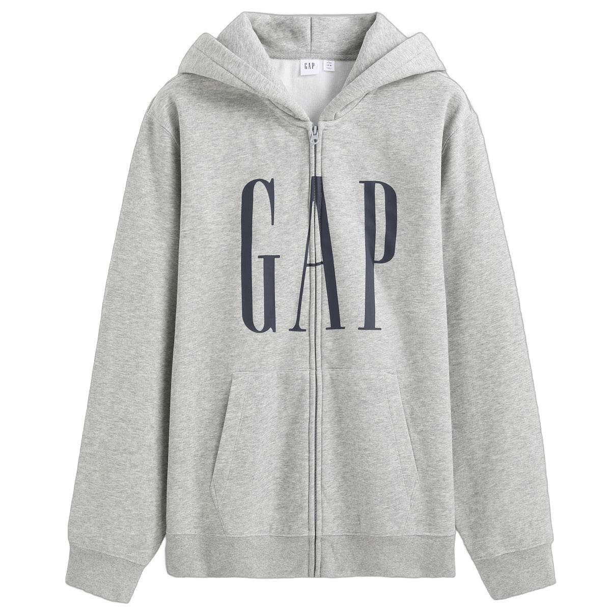 Gap осень печатные буквы логотип флис с капюшоном повседневная куртка толстовка мужские и женские модели - Boxette Shop