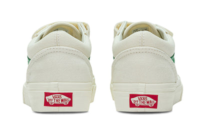 Vans casual past top bolalar taxta poyabzal oq yashil o'rta kichik bolalar