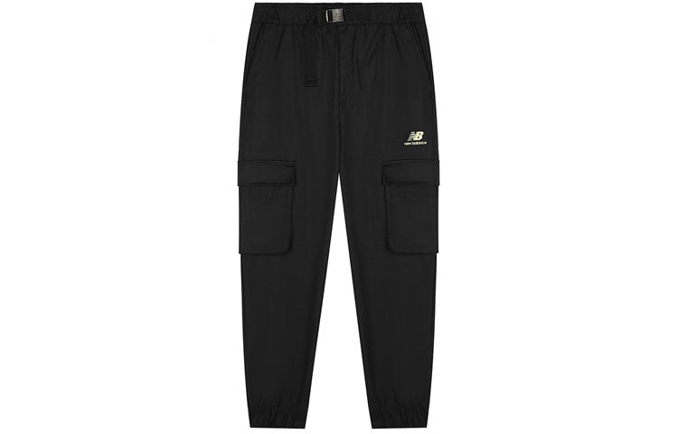 New Balance CNY Series Yon cho'ntak bog'ichli to'quv bo'shashtirilgan kundalik shim Ayollar qora