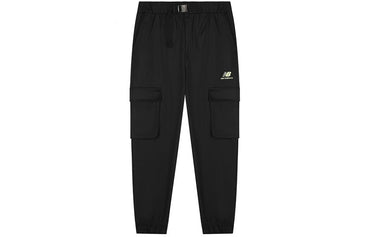 New Balance CNY Series Yon cho'ntak bog'ichli to'quv bo'shashtirilgan kundalik shim Ayollar qora