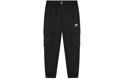 New Balance CNY Series Yon cho'ntak bog'ichli to'quv bo'shashtirilgan kundalik shim Ayollar qora