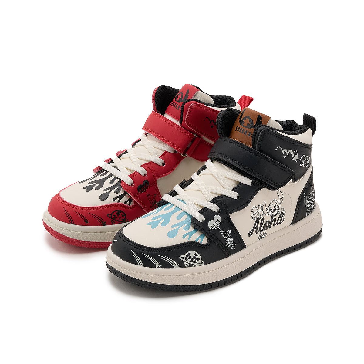 Disney Stitch Love High-Top bolalar krossovkalari