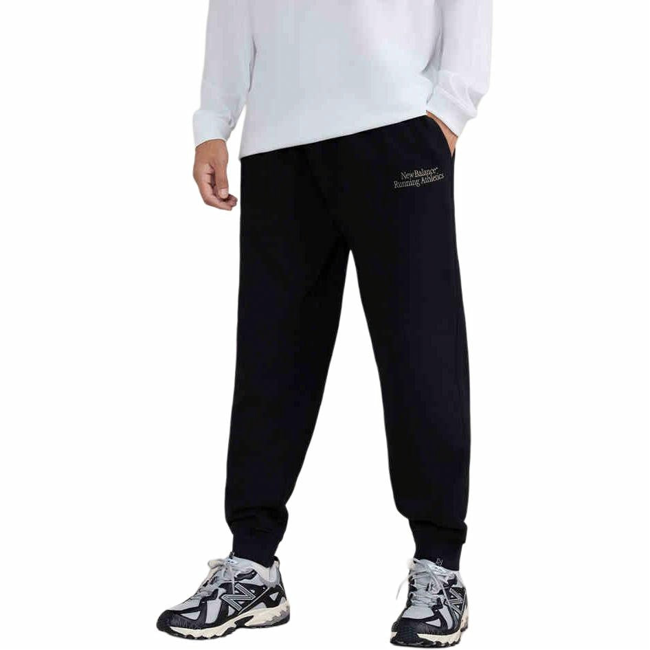 New Balance Qattiq rang elastik bel qulay moda kundalik shimlar erkaklar qora