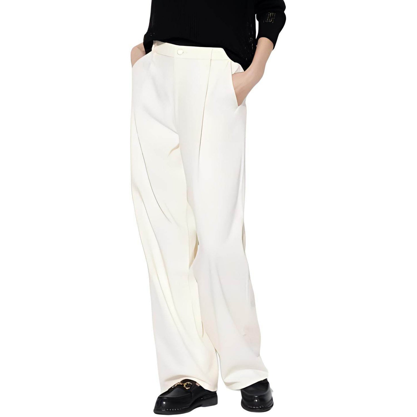 Брюки женские Uniqlo Fw24 Denim Collection Draped Frayed - Boxette Shop