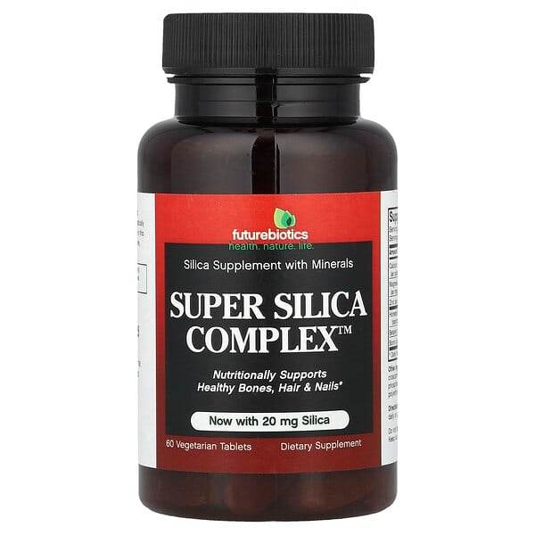 Пищевая добавка Futurebiotics Super Silica Complex, комплекс с диоксидом кремния, 60 таблеток - Boxette Shop