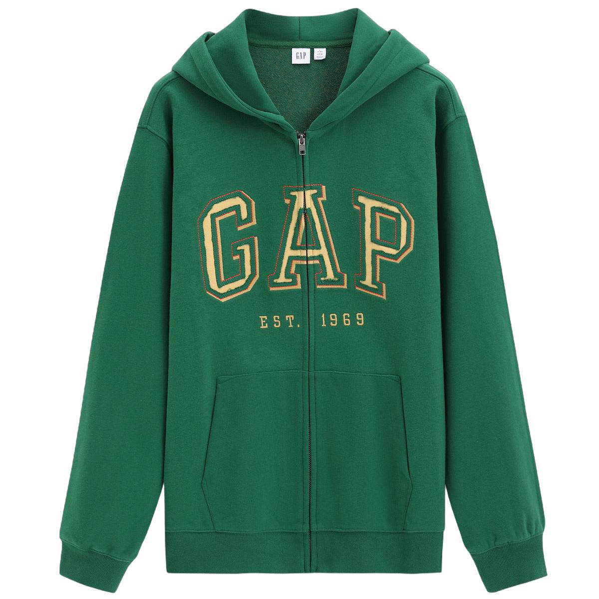 Логотип gap французская петля трикотажная молния капюшон свободная куртка весна толстовка мужские и женские модели - Boxette Shop