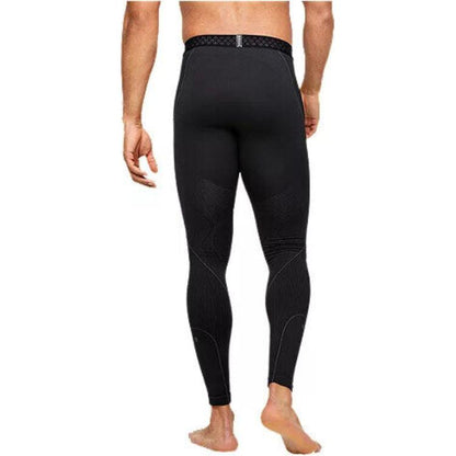 Under armour andromeda rush бесшовные спортивные леггинсы для фитнеса тренировки спортивные брюки мужские черный