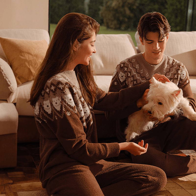 Пижамный комплект Ubras Fair Isle - Boxette Shop