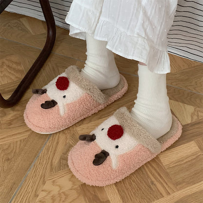 Тапочки Рождественские плюшевые