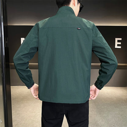 Playboy erkaklar kurtkalari bahor va kuzda o'rnatilgan yoqa tasodifiy shamolga chidamli kurtka erkaklar modellari