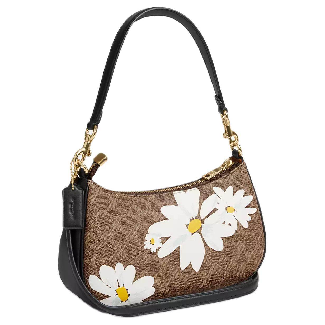 Сумка женская Coach Teri 24 Floral Print Brand Logo - Boxette Shop