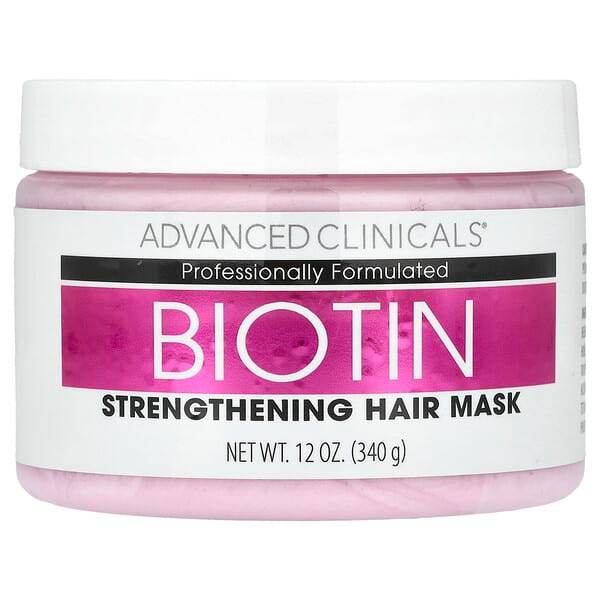 Маска для волос Advanced Clinicals Biotin, 340 мл - Boxette Shop