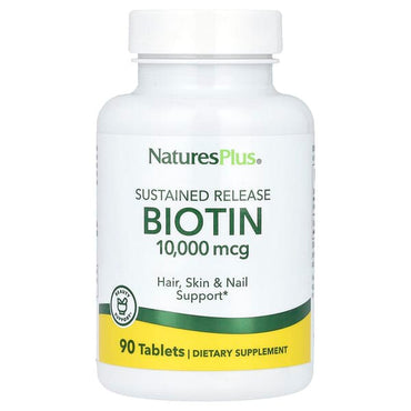 БАД NaturesPlus, биотин длительного высвобождения, 90 таблеток