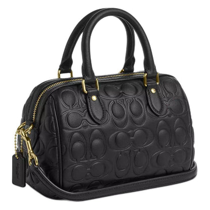 Сумка женская Coach Rowan 17 Printed Logo - Boxette Shop