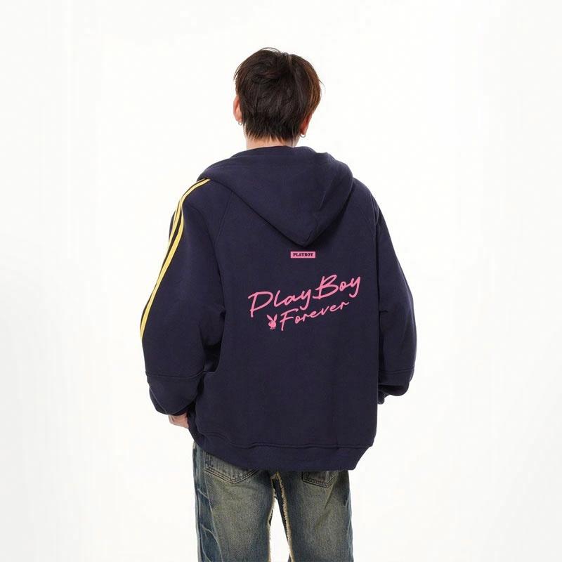 Erkaklar uchun Playboy kapshonli ko'ylagi