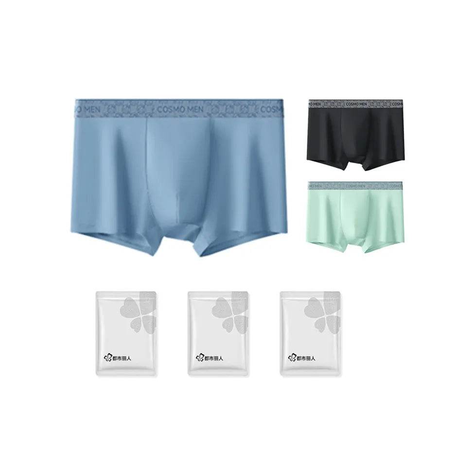 Трусы-боксеры мужские Metropole Mulberry Silk - Boxette Shop