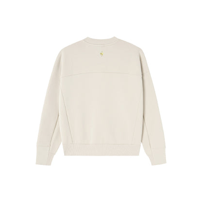 Le coq le coq sportif gold label seriyali brend logotipi naqsh dizayni qulay issiq kiyim dumaloq bo'yinli sport pullover sviteri ayollar modellari