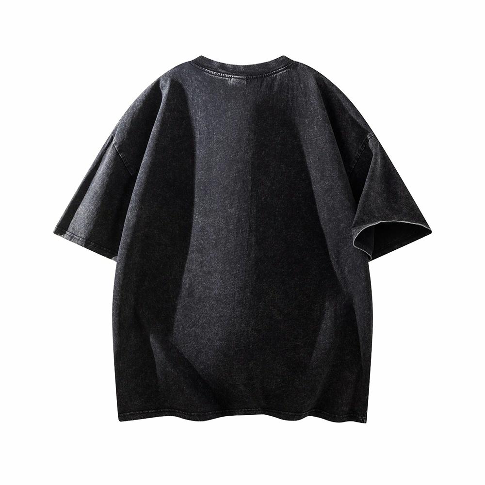 Pal ongaco qisqa yengi yuvilgan va siqilgan retro amerikacha futbolka erkaklar va ayollar uchun dazmollanadigan bokeh harflari bilan