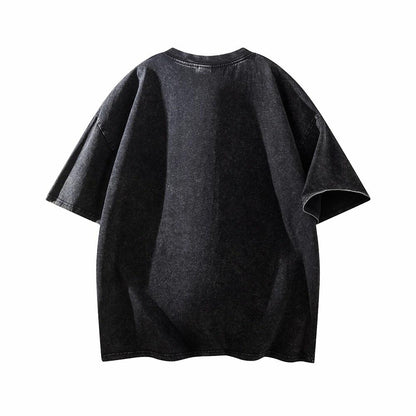 Pal ongaco qisqa yengi yuvilgan va siqilgan retro amerikacha futbolka erkaklar va ayollar uchun dazmollanadigan bokeh harflari bilan