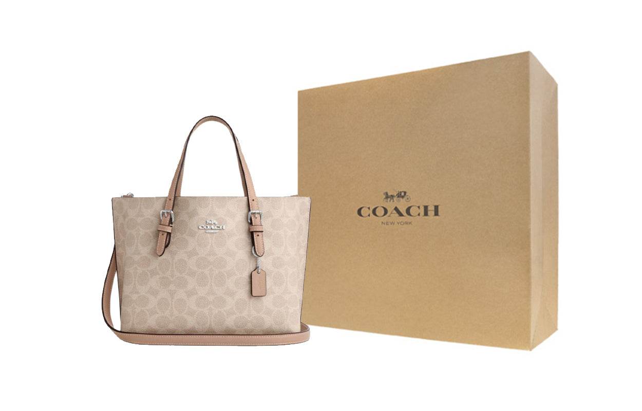 Сумка женская Coach Mollie 25 Spell Taupe - Boxette Shop