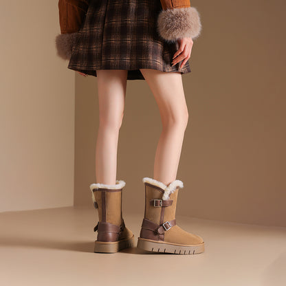 Rosa Bianca qishki qisqa ayollar etiklari