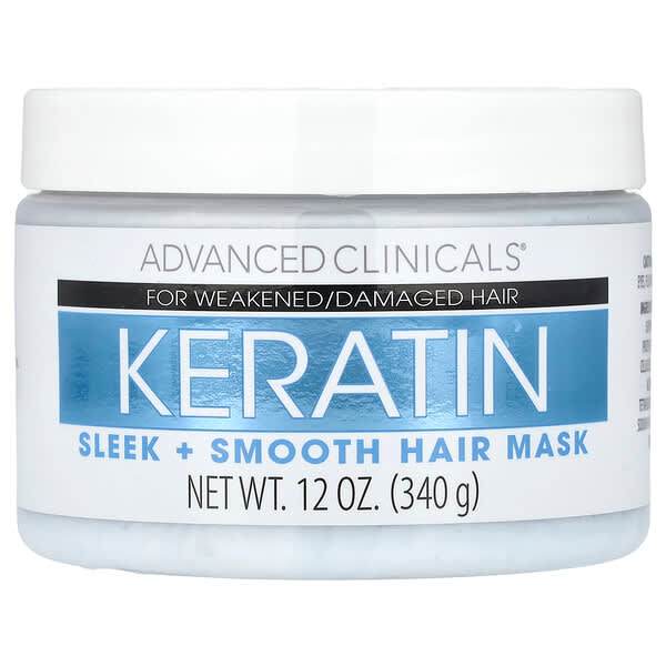 Маска с кератином для гладкости волос Advanced Clinicals, 340 г - Boxette Shop