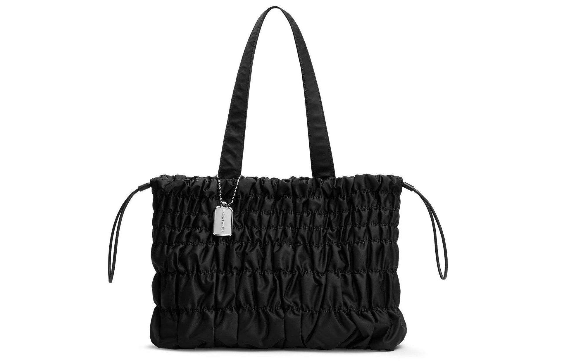 Сумка женская Charles&Keith Drawstring Capacity Pleated Soft - Boxette Shop