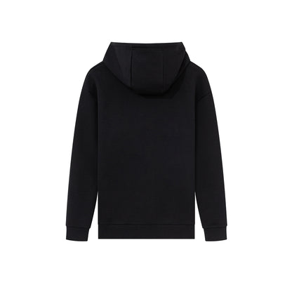 Le coq le coq sportif bir tekis rangli oddiy harflar logotipi bosma naqshli erkin ochiladigan yelkali uzun yengli sviter erkaklar va ayollar modellari