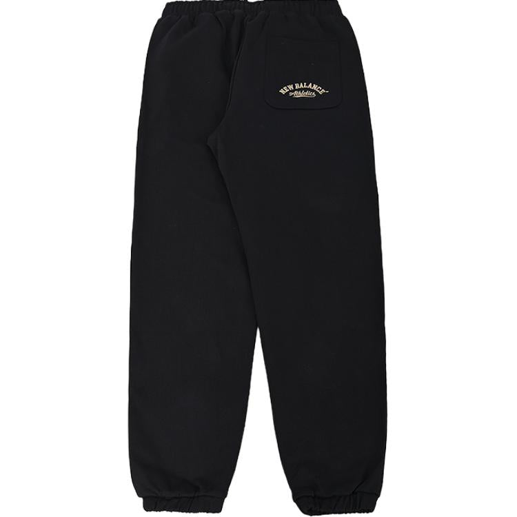 New Balance Athleisure erkaklar uchun qora rangli qulay trikotaj shim