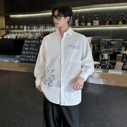 Pal ongaco pal ongaco yaponcha oddiy asosiy modellar, jinsi boʻlmagan brend logotipi tirgaklari gulli bosma qulay boʻshashgan bir koʻkrakli lapelli tasodifiy koʻp qirrali paxta uzun yengli koʻylaklar erkaklar va ayollar bir xil modellar