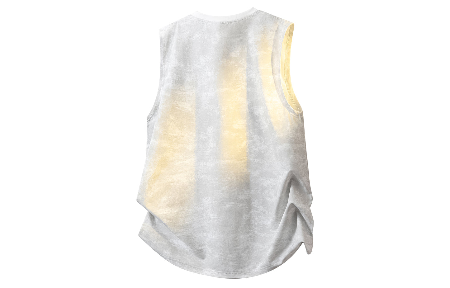 Paddy Julia Amerika oddiy oddiy ko'p qirrali tendentsiya yumaloq bo'yinli suyak harfli bosma logotip tetiklantiruvchi nafas oladigan yengsiz yelek modellari bilan erkaklar va ayollar