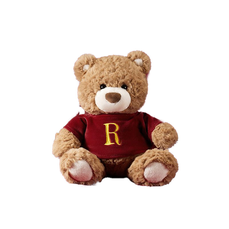 Miniso harry potter harry potter series - no.10 sweatshirt gifford bear handsome cool cute doll brown teddy bear doll plush doll 26cm high