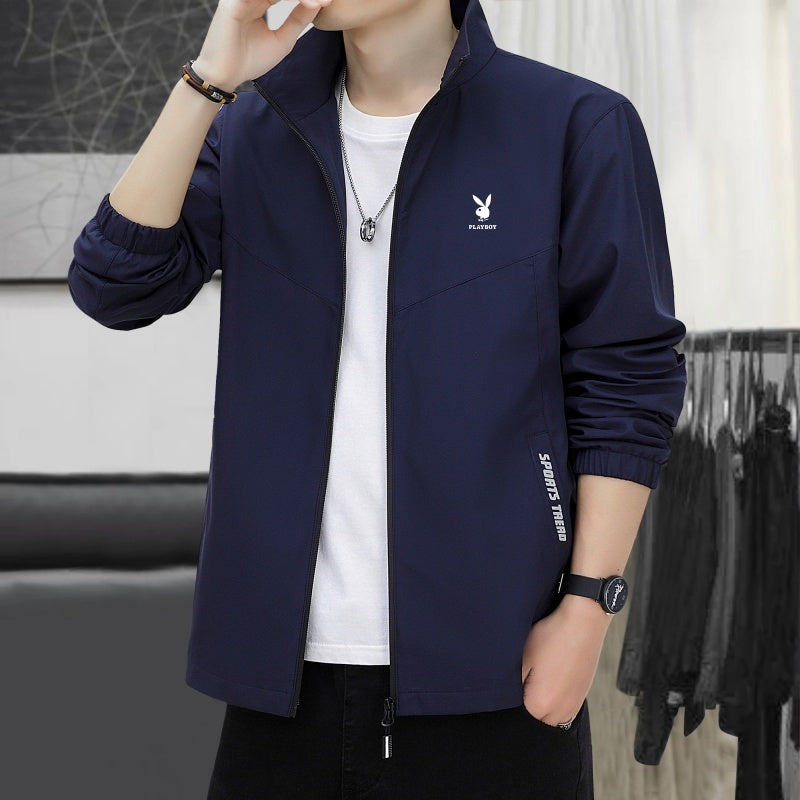 Erkaklar uchun Playboy Windbreaker kurtkasi