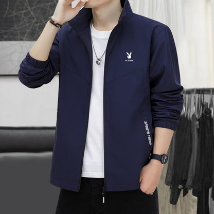 Erkaklar uchun Playboy Windbreaker kurtkasi
