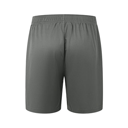 Under armour quick dry breathable knit solid elastic waist athletic shorts unisex grey