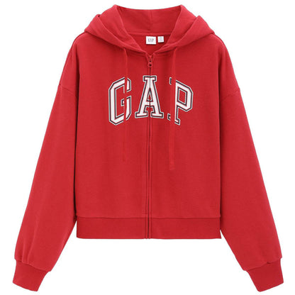 Gap весна офсет логотип молния с капюшоном классическая повседневная куртка толстовка женская - Boxette Shop