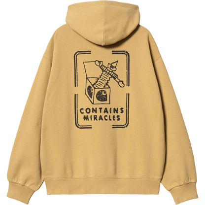 Carhartt qalpoqli shtamp terli keng kanguru cho'ntak qalpoqli uzun yengi pullover kozok uniseks xaki